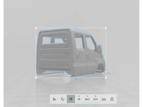 Iveco daily crew cab 3D Print Model
