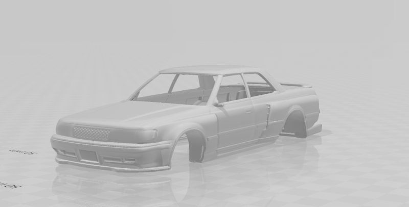 Toyota chaser custom 3D-Druckmodell .c4d .max .obj .3ds .fbx .stl .blend 