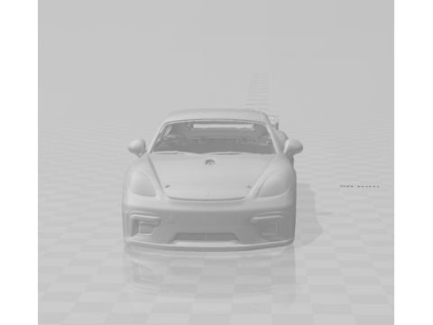 Porsche 718 Cayman GT4 Modello di stampa 3D