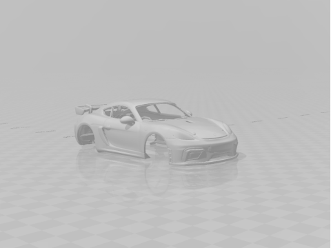 Porsche 718 Cayman GT4 3D Print Model