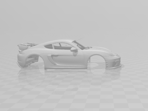 Porsche 718 Cayman GT4 Modello di stampa 3D