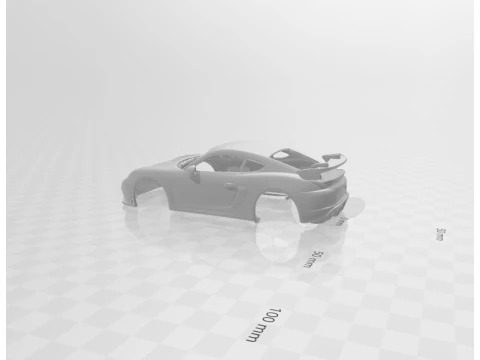 Porsche 718 Cayman GT4 3D Print Model