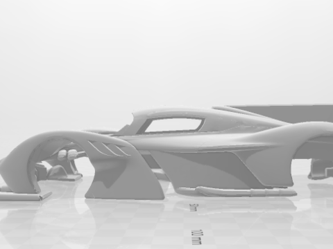 Aston martin valkyrie amr 3D 打印模型