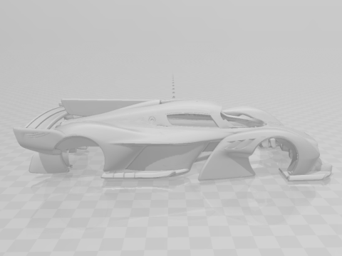 Aston martin valkyrie amr 3D 打印模型