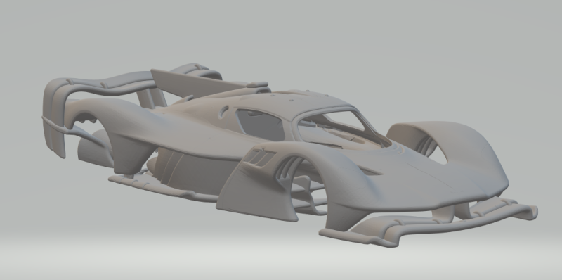 Aston martin valkyrie amr pro 3D Принт Модель .c4d .max .obj .3ds .fbx .stl .blend