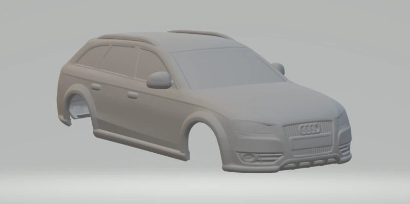 A4 allroad 3D Print Model .c4d .max .obj .3ds .fbx .stl .blend
