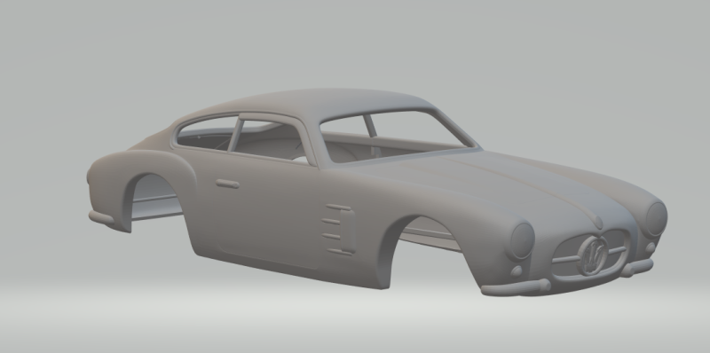 Maserati a6 Modello di stampa 3D .c4d .max .obj .3ds .fbx .stl .blend
