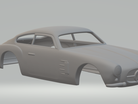 Maserati a6 3D Print Model