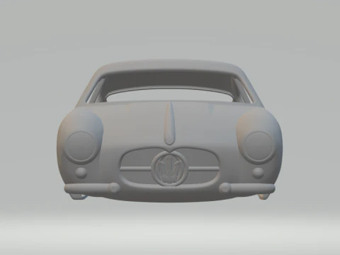 Maserati a6 3D Print Model