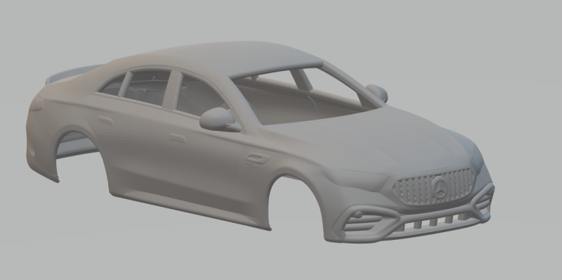 Mercedes class e 3D-printmodel .c4d .max .obj .3ds .fbx .stl .blend 