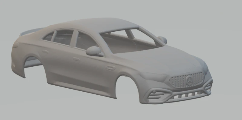 Mercedes class e 3D Print Model .c4d .max .obj .3ds .fbx .stl .blend