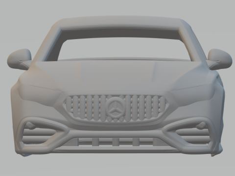 Mercedes class e 3D-printmodel