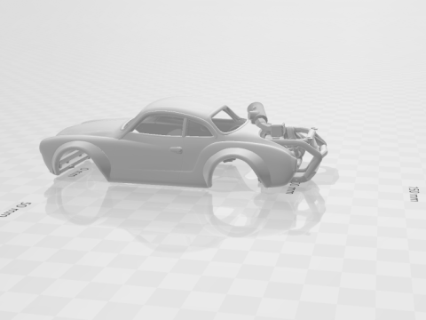 Mercedes class e Modelo de Impressão 3D