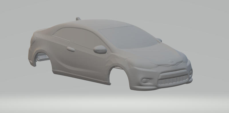 Kia forte coupe 3D-Druckmodell .c4d .max .obj .3ds .fbx .stl .blend