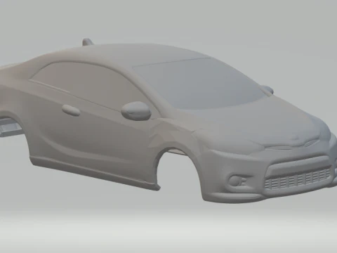 किआ फोर्टे कूप 3D प्रिंट मॉडल