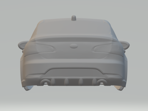 Kia forte coupe 3D-Druckmodell