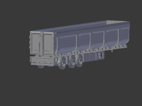 Trailer dumper euro 3D Print Model