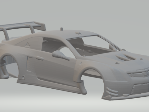 Cadillac race car 3D Print Model