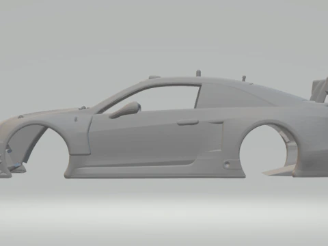 Cadillac race car 3D Print Model