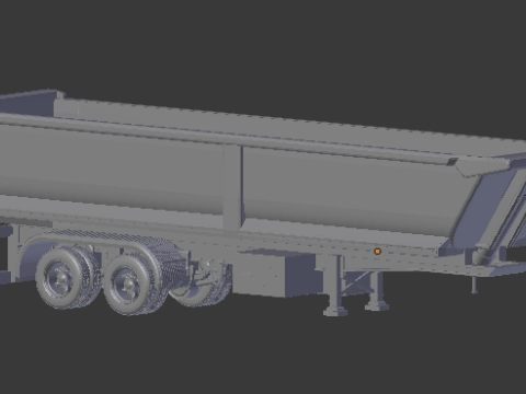 Trailer dumper usa 3D Print Model