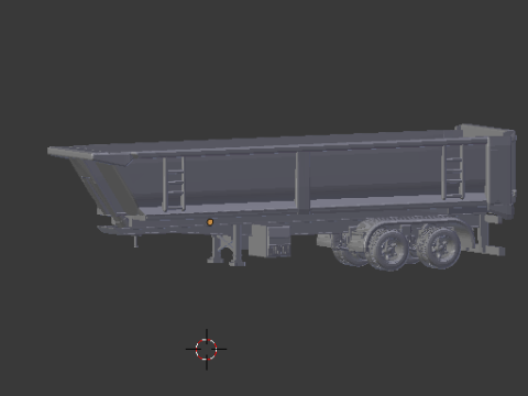 Trailer dumper usa 3D Принт Модель