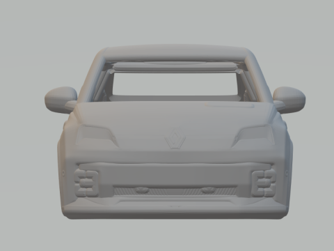 Renault 5 E-Tech Modèles 3D en vedette