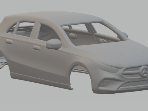 Mercedes benz class a 3D-printmodel
