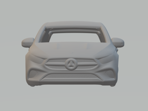 Mercedes benz class a 3D printmodel