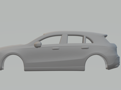 Mercedes benz class a 3D printmodel