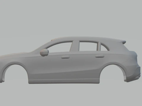 Mercedes benz class a 3D Print Model