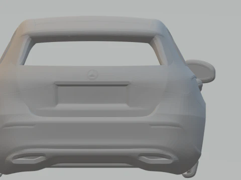 Mercedes benz class a 3D Print Model