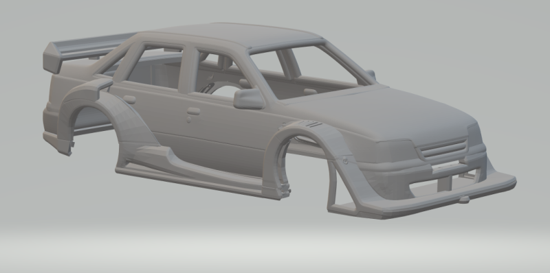 Opel kadett sedan race Modèles 3D en vedette .c4d .max .obj .3ds .fbx .stl .blend