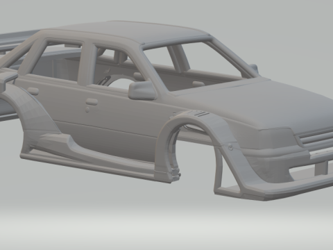 Opel kadett sedan race 3D Принт Модель