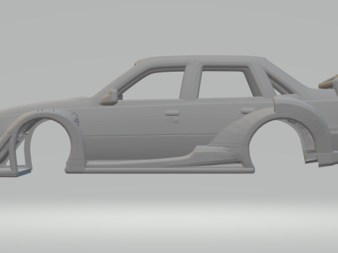 Opel kadett sedan race Modèles 3D en vedette