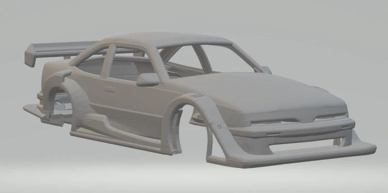 Pontiac Sunbird Mk2 GT 3D Print Model .c4d .max .obj .3ds .fbx .stl .blend 