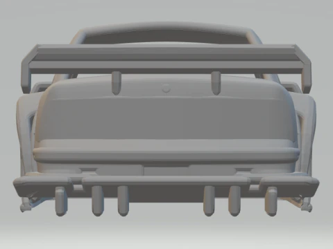 Pontiac Sunbird Mk2 GT 3D Print Model