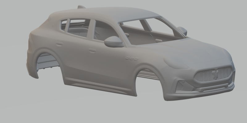 Maserati grecale 3D Принт Модель .c4d .max .obj .3ds .fbx .stl .blend 
