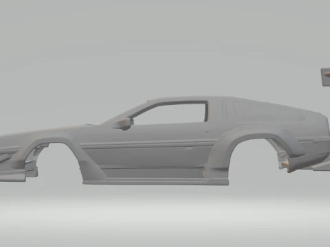 DMC DeLorean extreme 3D Print Model