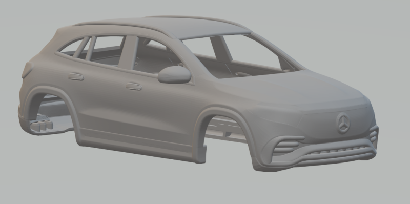 Mercedes benz eqa 3D 打印模型 .c4d .max .obj .3ds .fbx .stl .blend 