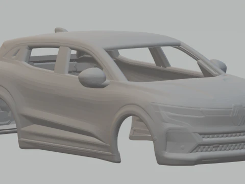 Renault e- megane 3D Print Model
