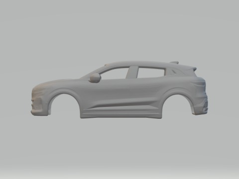 Renault e- megane 3D Print Model