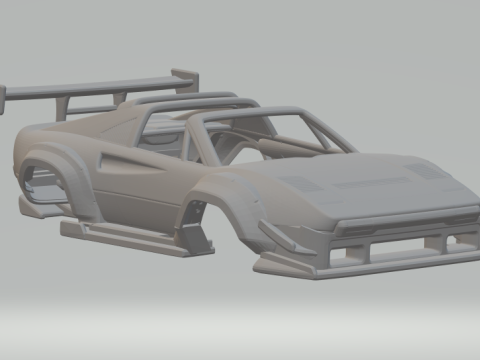 Ferrari 308 gt concept 3D Print Model