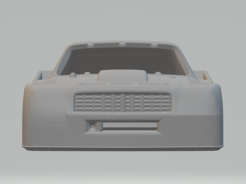Mustang race car Model Cetak 3D