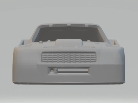 Mustang race car 3D Print Model