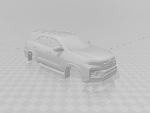 Toyota fortuner sw4 body Modèles 3D en vedette