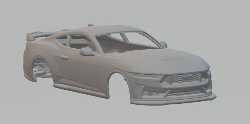 Mustang dark horse Model Cetak 3D .c4d .max .obj .3ds .fbx .stl .blend