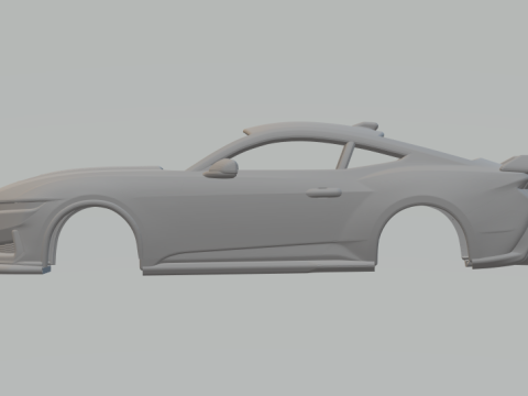 Mustang dark horse Model Cetak 3D