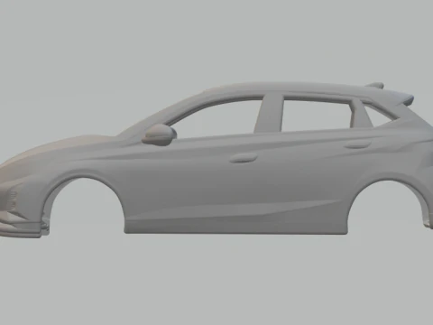 Hyundai i20 3D Print Model
