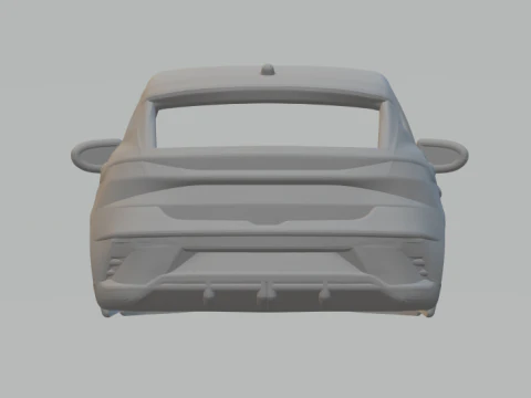 Hyundai i20 3D Print Model