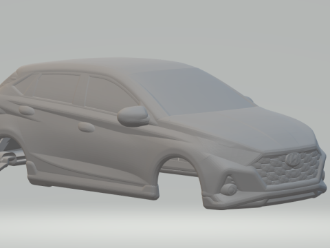 Hyundai i20 closed Modèles 3D en vedette